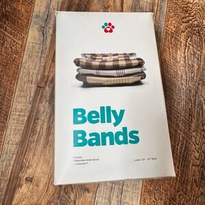 Pet Parents Belly Bands for Male Dogs – Size L (20”-25” Waist)3 Pack + Extender